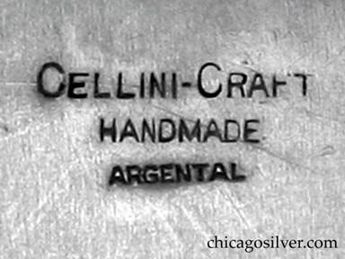 Cellini aluminum tray mark
