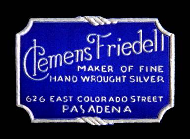 Clemens Friedell paper label