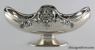 Clemens Friedell silver ornate large footed bowl
