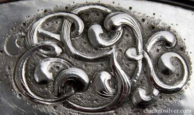 Clemens Friedell silver plate -- monogram