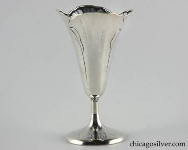 Clemens Friedell silver floriform vase