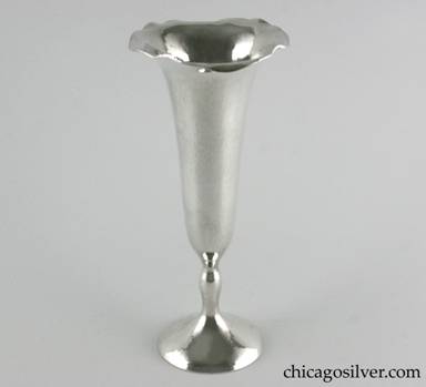 Clemens Friedell silver trumpet vase