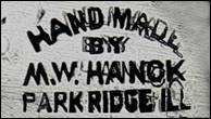 M. W. Hanck mark