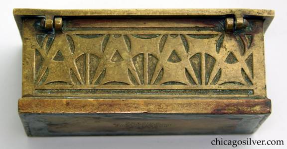 Robert R. Jarvie bronze hinged 1912 AMPA box