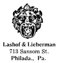 Lashof & Lieberman jewelry mark