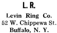Levin Ring Co. jewelry mark