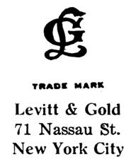 Levitt & Gold jewelry mark