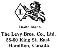 Levy Bros. Co. jewelry mark