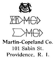 Martin-Copeland Co. jewelry mark