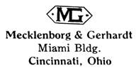 Mecklenborg & Gerhardt jewelry mark