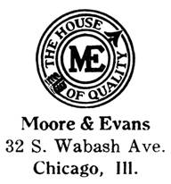 Moore & Evans jewelry mark