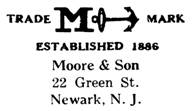 Moore & Son jewelry mark