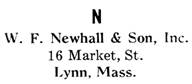 W. F. Newhall & Son jewelry mark