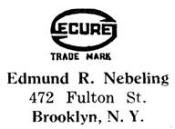 Edmund R. Nebeling jewelry mark