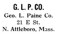 George L. Paine Co. jewelry mark