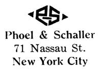 Phoel & Schaller jewelry mark