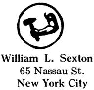 William L. Sexton jewelry mark