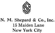 N. M. Shepard & Co. jewelry mark