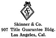 Skinner & Co. jewelry mark