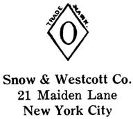 Snow & Westcott Co. jewelry mark