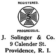 J. Solinger & Co. jewelry mark