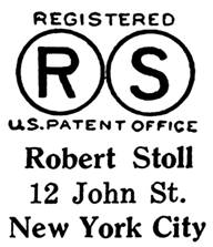 Robert Stoll jewelry mark