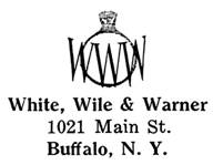 White, Wile & Warner jewelry mark