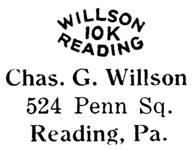 Charles G. Willson jewelry mark