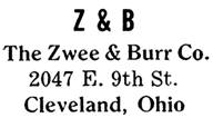 Zwee & Burr Co. jewelry mark