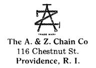 A. & Z. Chain Co. jewelry mark