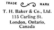 T. H. Baker & Co. jewelry mark
