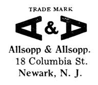 Allsopp & Allsopp jewelry mark