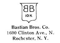 Bastian Bros. Co. jewelry mark