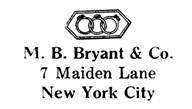 M. B. Bryant & Co. jewelry mark