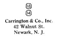 Carrington & Co. jewelry mark