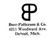Burr-Patterson & Co. jewelry mark