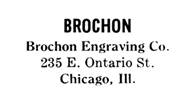 Brochon Engraving Co. jewelry mark