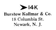 Burstow Kollmar & Co. jewelry mark