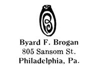 Byard F. Brogan jewelry mark