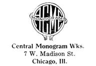 Central Monogram Works jewelry mark
