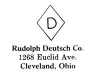 Rudolph Deutsch Co. jewelry mark