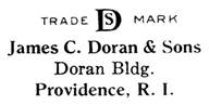 James C. Doran & Sons jewelry mark