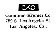 Cummins-Kremer Co. jewelry mark
