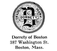 Dorrety of Boston jewelry mark