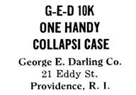 George E. Darling Co. jewelry mark