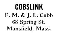 F. M. & J. L. Cobb jewelry mark
