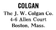 J. W. Colgan Co. jewelry mark