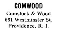 Comstock & Wood jewelry mark