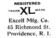 Excell Mfg. Co. jewelry mark