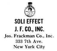 Jos. Frackman Co. jewelry mark
